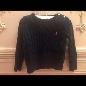 EUC Toddler girls Ralph Lauren sweater